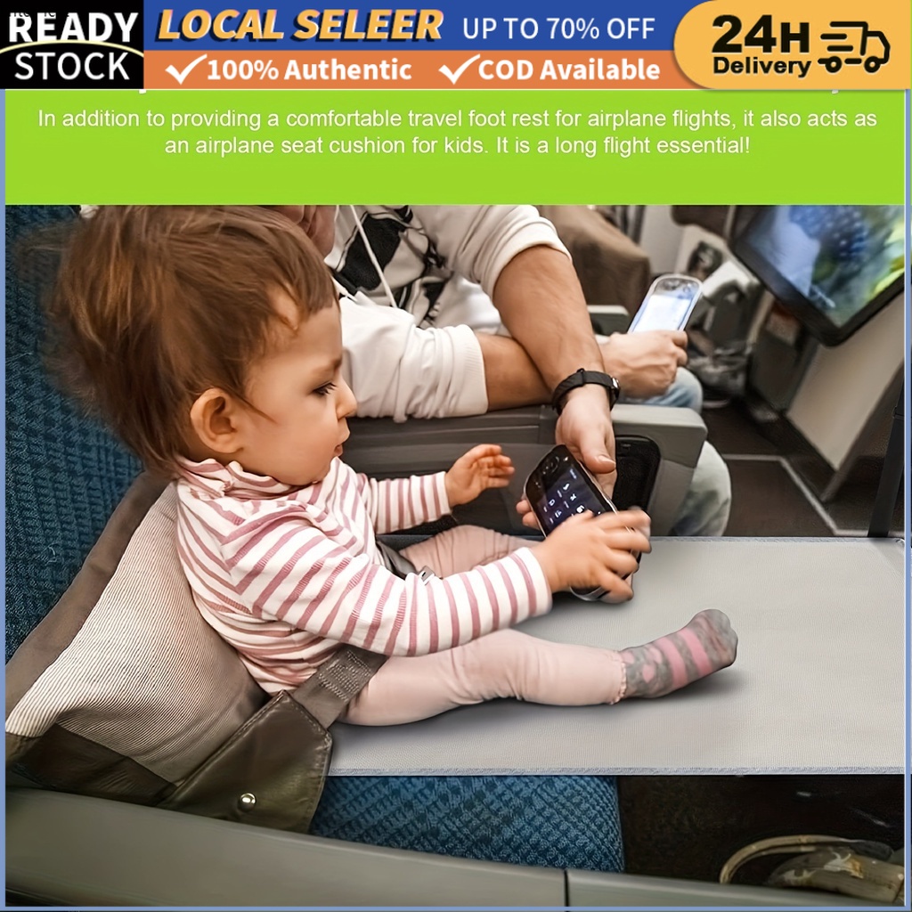 Travel Hammock Kids Bed Airplane Seat Extender Leg Rest for Toddler
