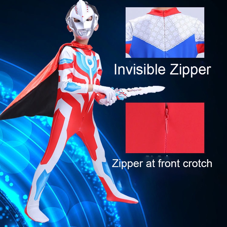 Ultraman Costume for Kids, Superhero Costume for Boy Girl, Diga, Sero