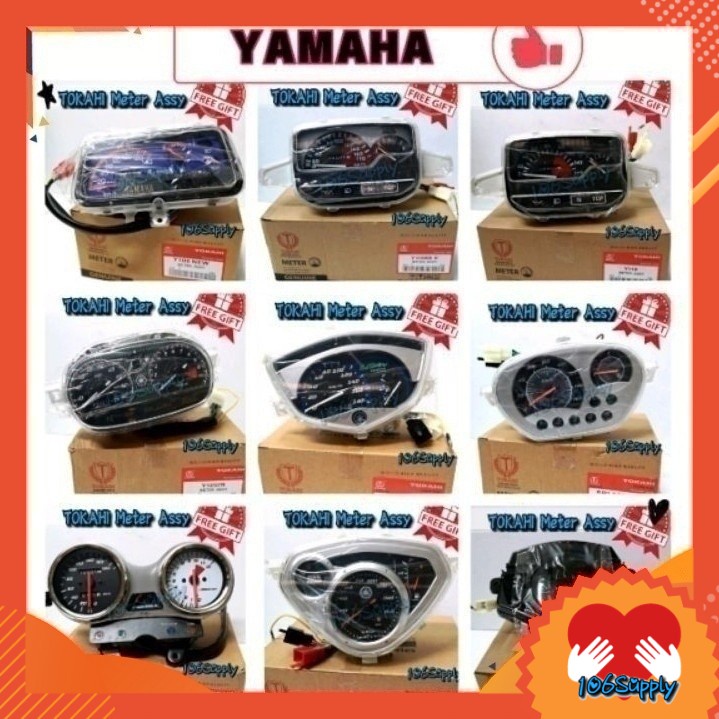 [100%Ori TOKAHI] YAMAHA Meter Assy Speedometer -Y80 Y100 Y110 SS2 Y125Z ...