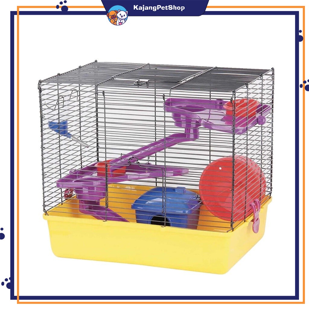 Curated visual reference: Visual Reference: Kajangpetshop Large Hamster Cage Villa Luxury Multiple Layer Hamsters