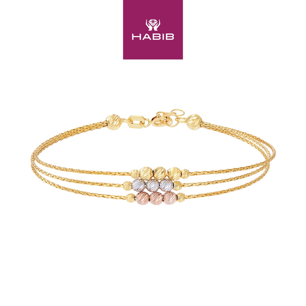 Rose gold bracelet on sale habib jewel