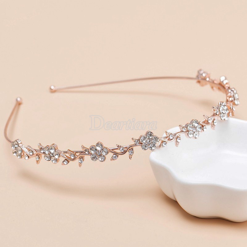 Baroque Bridal Tiara Crown For Wedding Rhinestone Queen Princess Crowns For Pageant Women Girl Diadem Hair Jewelry Headpiece