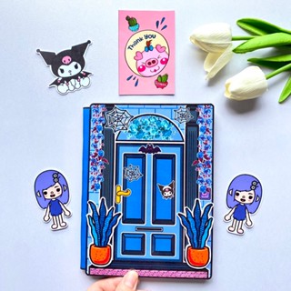 Toka Life World Quiet Book Toka Boka Kuromi House handmade book paper ...