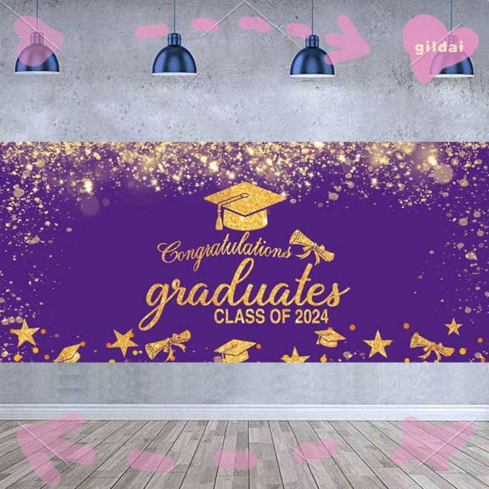 GILDAI Decoration Couplet, 2024 Graduation Hanging 2024 Graduation