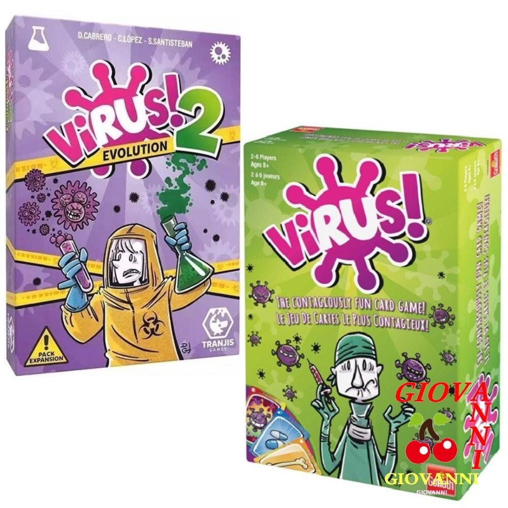 GIOVANNI 1 Box Goliath Virus Card Game, Gathering Virus Infection Virus