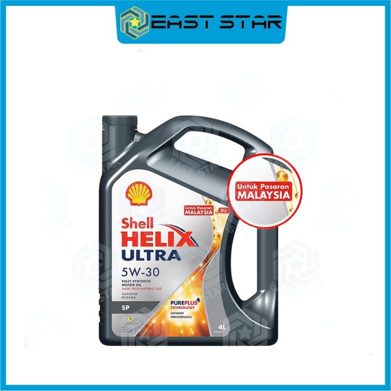 SHELL HELIX ULTRA 5W30 SP Fully Synthetic Engine Oil 4L (Untuk Pasaran ...