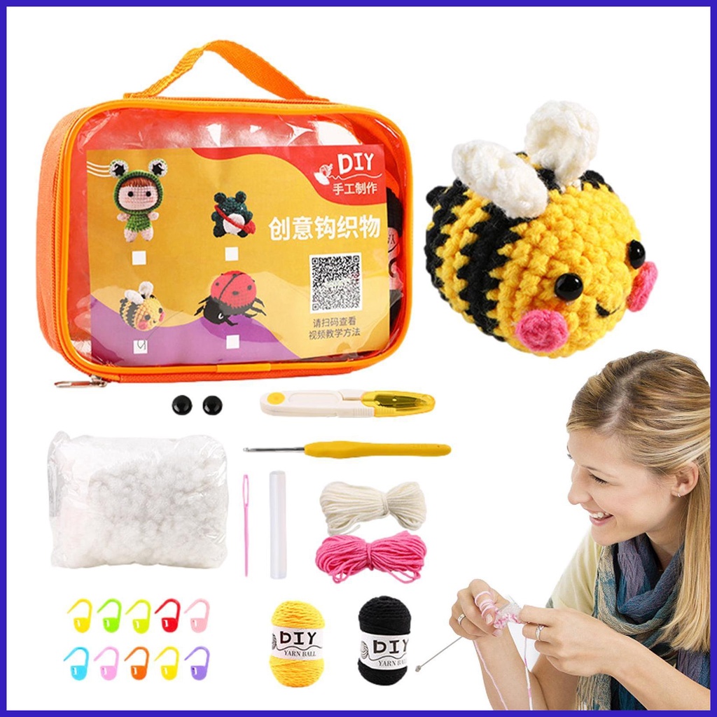 Kit Crochet Débutant The Woobles – Maple The Highland Cow, Fabriqué Aux USA, Neuf