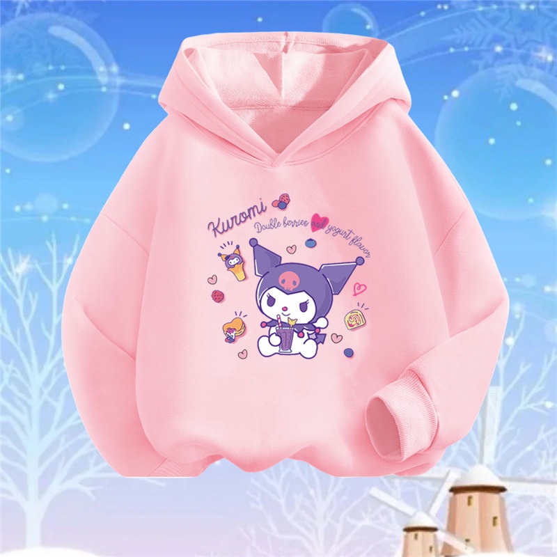 Cute Kuromi Hoodie Girls My Melody Long Sleeve Sweatshirts Children ...