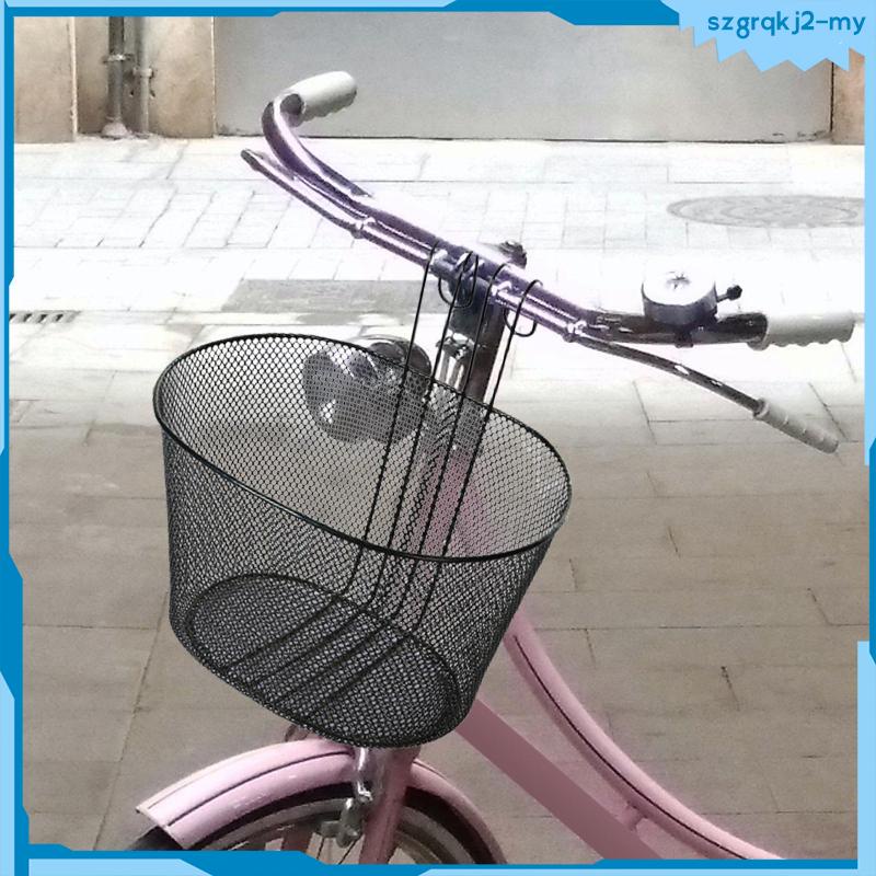 Bike Basket, Folding Bike Basket Kits Detachable Bike Handlebar, Front