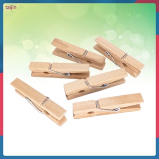 30pcs Wooden Clothespins With Nail, Photo Wall Clips, Craft Clips,  Multipurpose Clothes Pegs For Hanging Crafts And Clothes