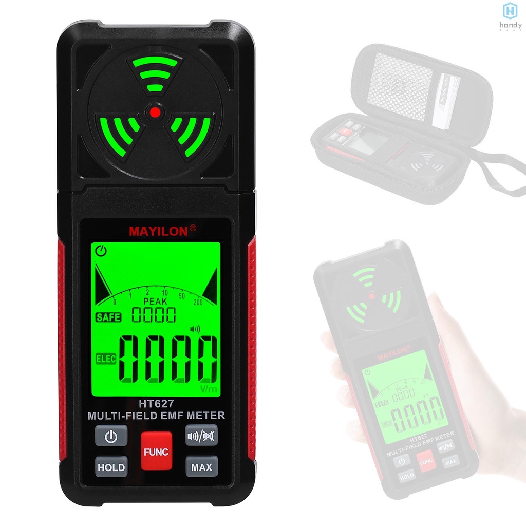 HTYY MAYILON Handheld EMF Meter Portable Electro Radiation Detector