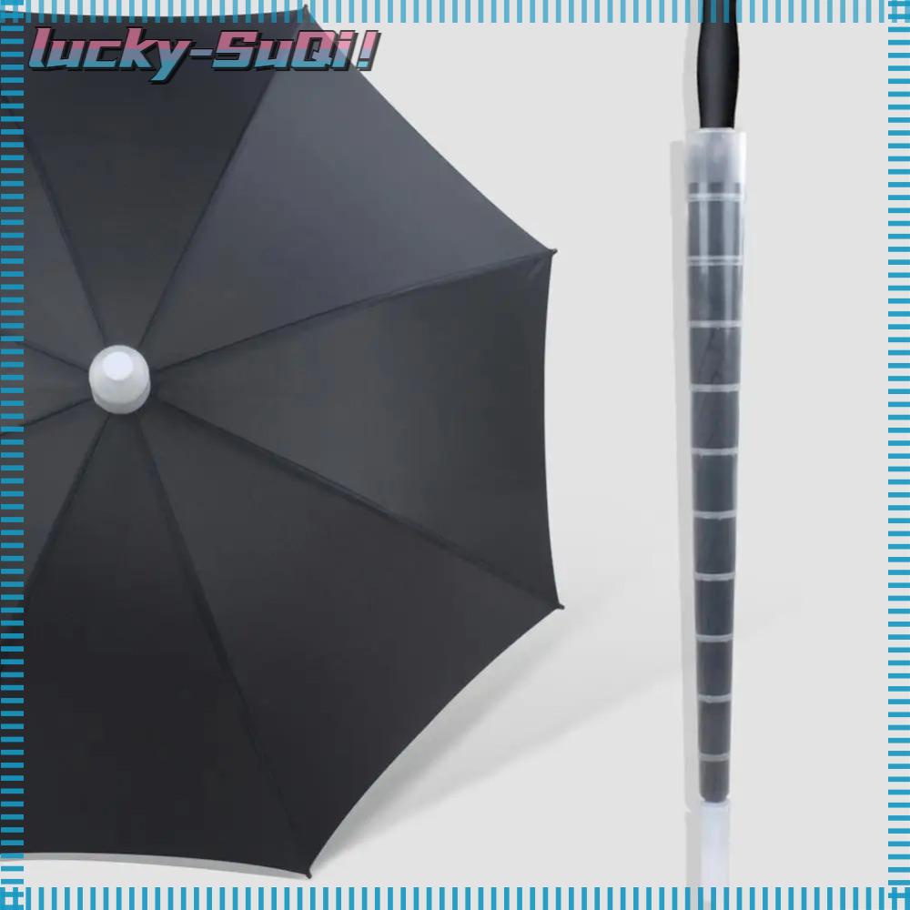 LUCKYSUQI Umbrella Waterproof Cover, Foldable Plastic Transparent