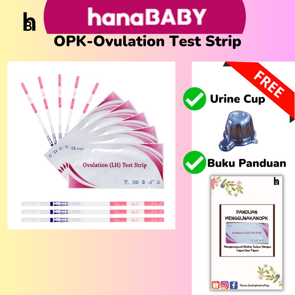 [HanaBaby]OPK LH Ovulation Test Strip Ovulation Test Pregnant Hamil