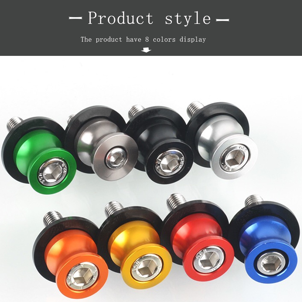 Motorcycle Swingarm Spools Sliders 8MM For Suzuki Hayabusa GSX - Foto 4