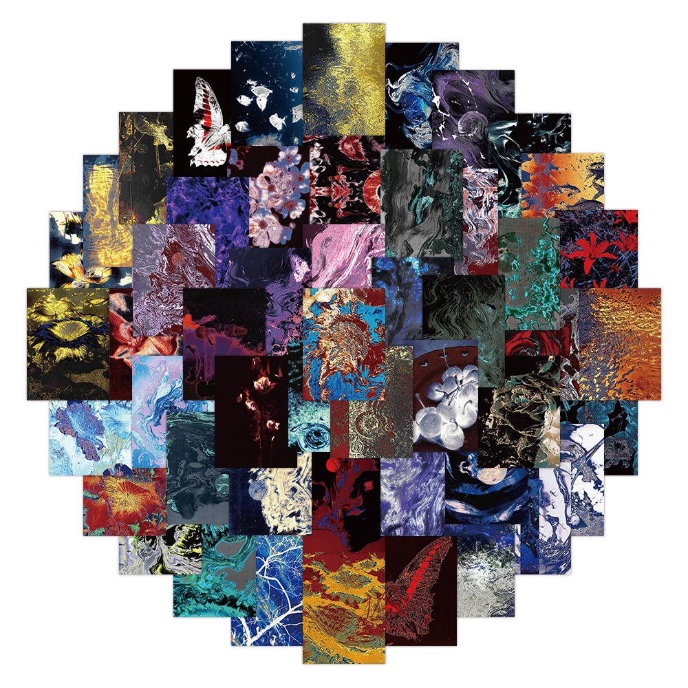 60PCS Abstract Strange Aesthetic Art Painting Graffiti Stickers For ...
