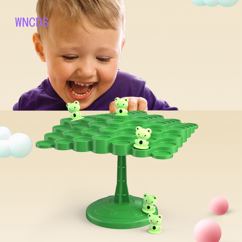 WNCDS Toy Balance Scale Plate Balance Board Game Frog Balance Tree