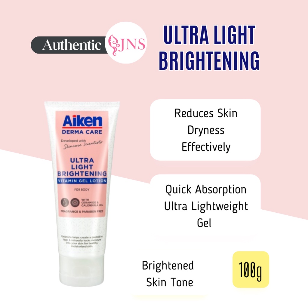 Aiken Derma Care Ultra Light Brightening Vitamin Gel Lotion/Body Lotion