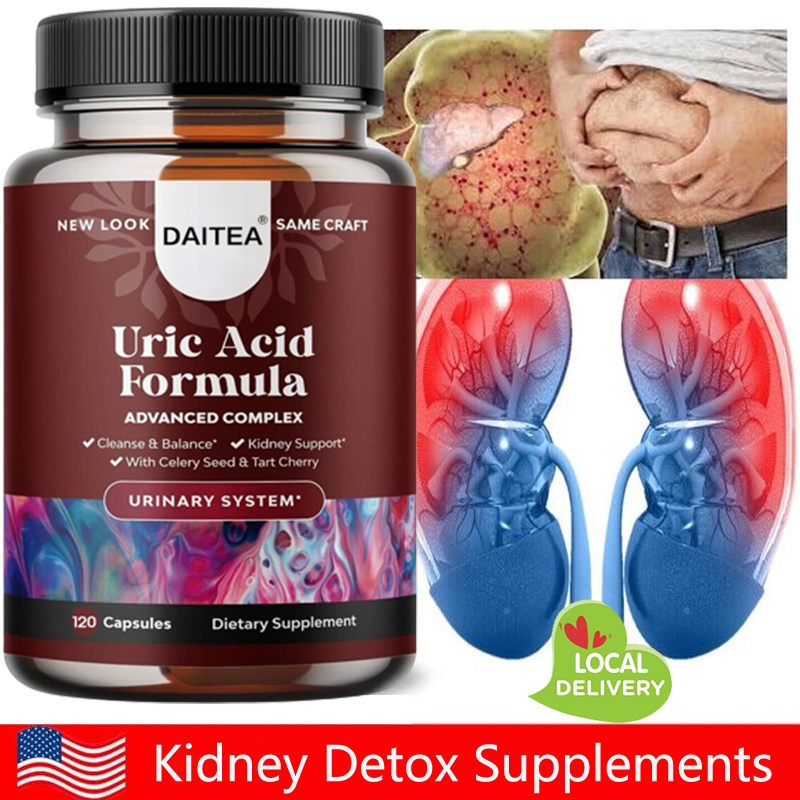 Uric Acid Cleanse and Detox Acid Support Essential Kidney Cleanse Detox ...