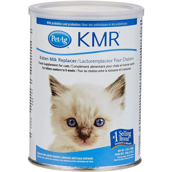 PetAg KMR Advanced Food Formula Kitten Milk Replacer Powder for