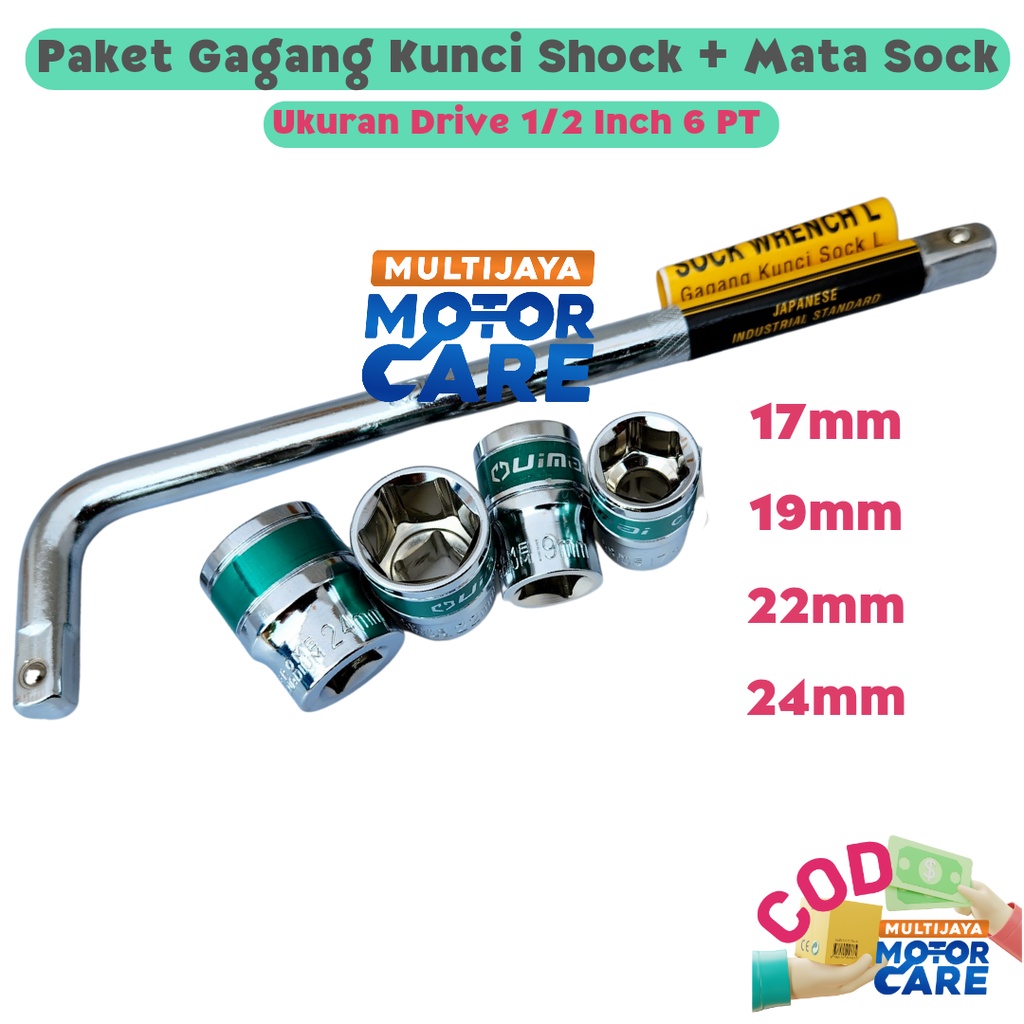 MATA Set Shock Sock Wrench Handle + Automatic CVT Dismantling Shock ...