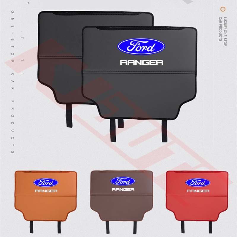 Ford Ranger Car Leather Seat Back Kick Pad Anti Scratch Mat For Ranger ...