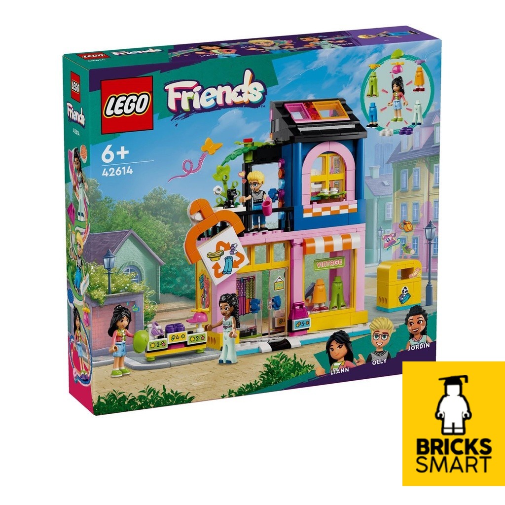 LEGO 42614 Friends Vintage Fashion Store Building Toy Set (409 Pieces ...