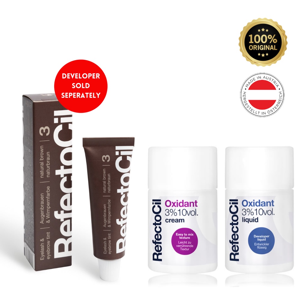 REFECTOCIL LASH AND BROW TINT DYE / OXIDANT (DEVELOPER) | Shopee Malaysia