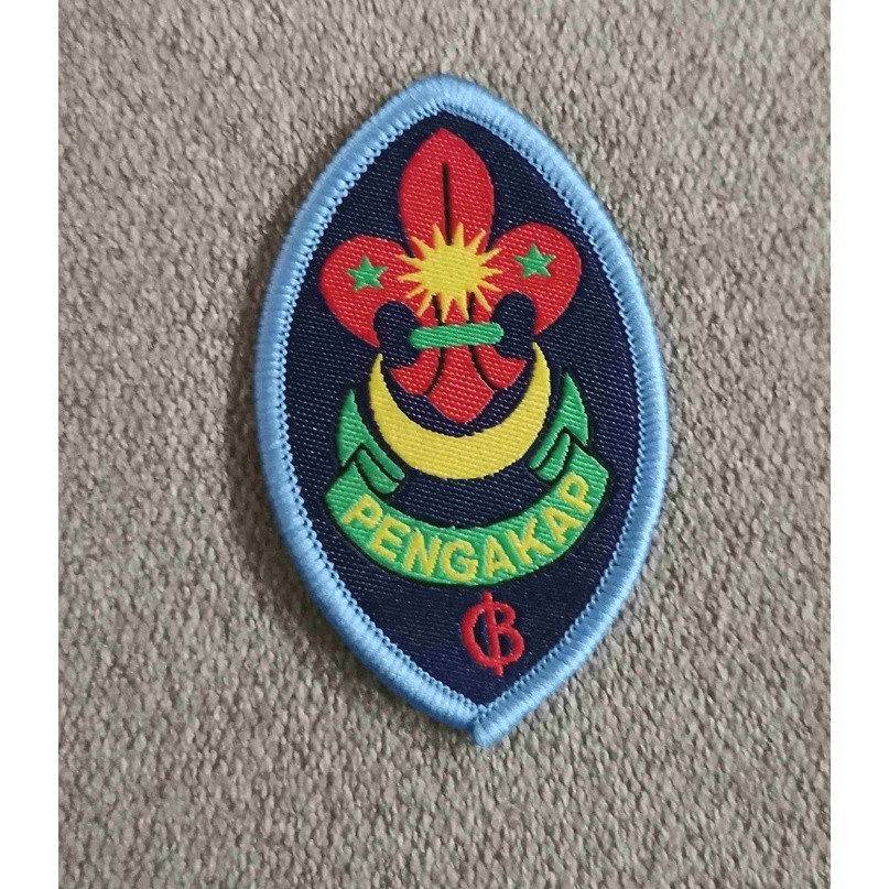 PENGAKAP LENCANA KEAHLIAN MALAYSIA SCOUT TENDERFOOT WOVEN BADGES ...