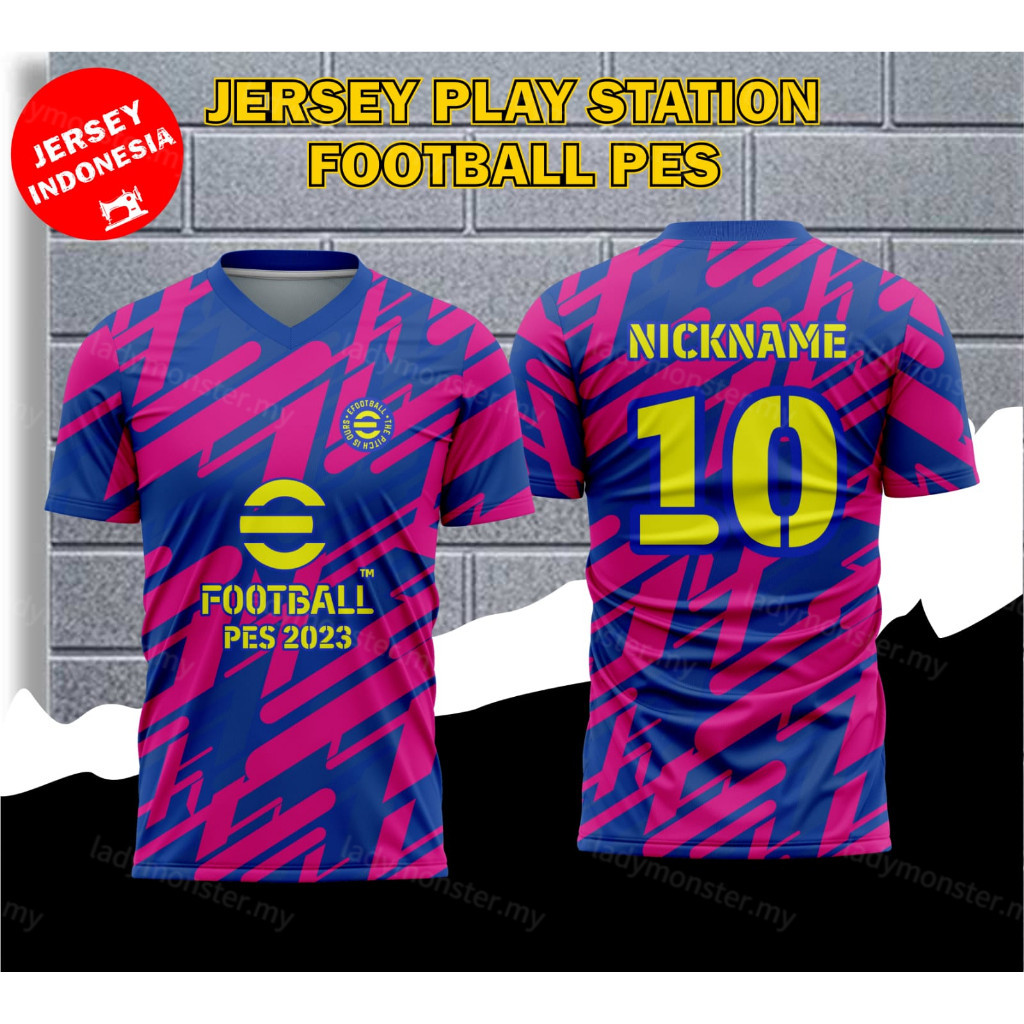 EFOOTBALL Game Jersey Football PES Football Esport Jersey Custom Name