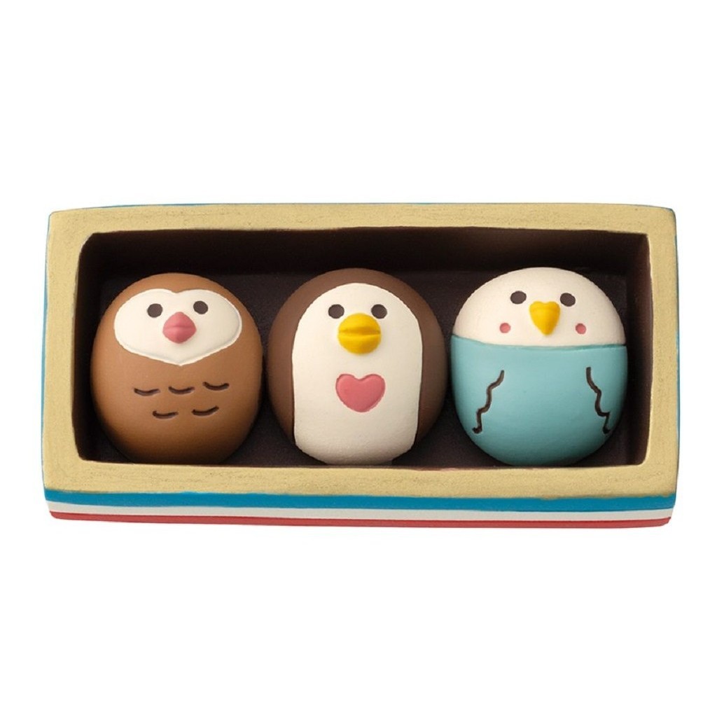 Japan DECOLE Bonjour Chocolate Doll/Tricolor Box eslite