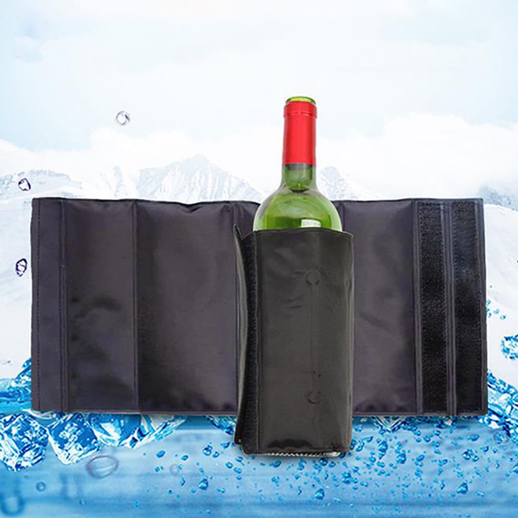  poslajudo quick frozening ice bag champagne ice pack portable wine