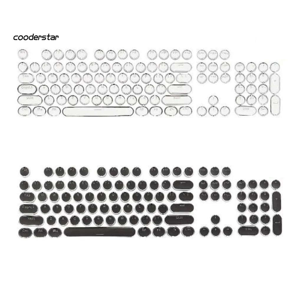 COOD Vintage Style Keycaps Retro Design Keycaps for Typewriters Premium