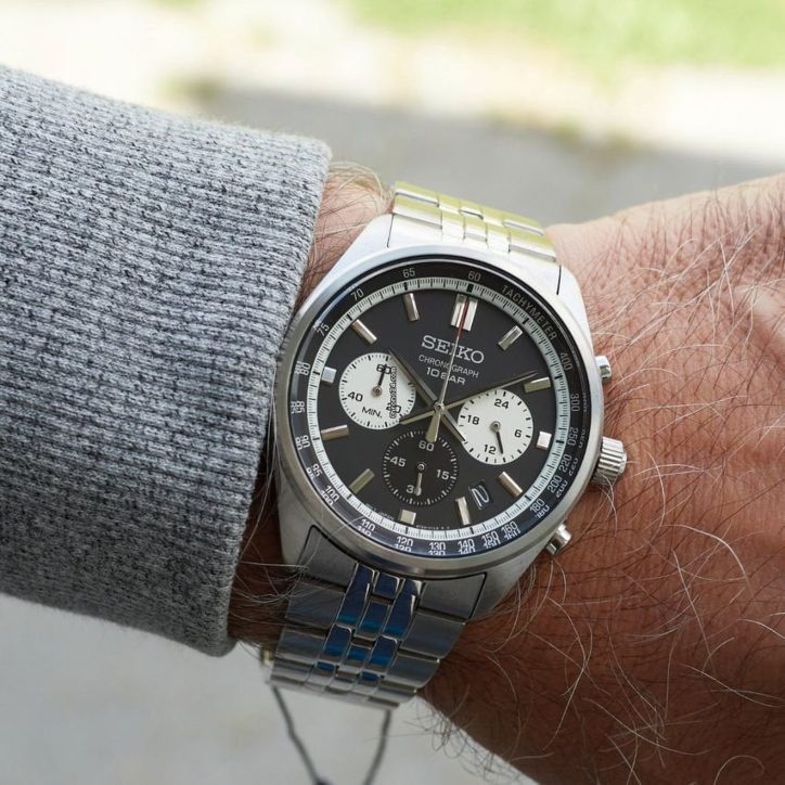Seiko SSB429P1 Chronograph Quartz Hardlex Crystal Glass Stainless Steel ...