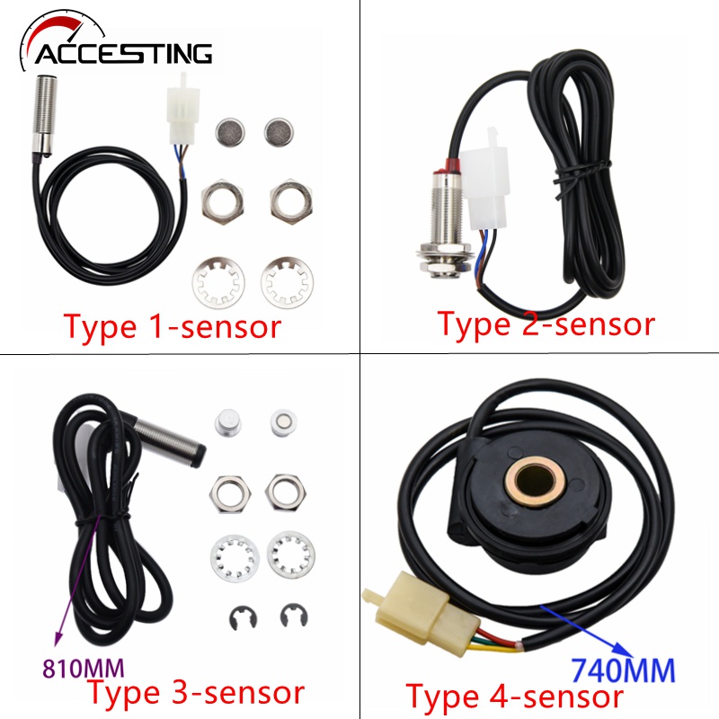 Universal RPM Motorcycle Meter Speedometer LCD Digital Sensor | Shopee ...