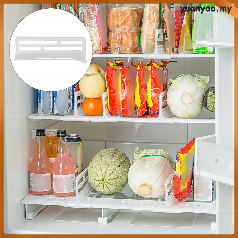 3 Pcs Refrigerator Divider Space Separators Side Door Drawer Dividers ...