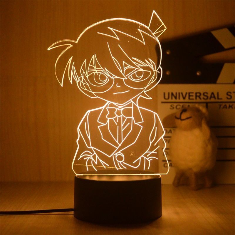 Detective Conan 3D Night Light Conan Figure Peripheral Creative Light ...