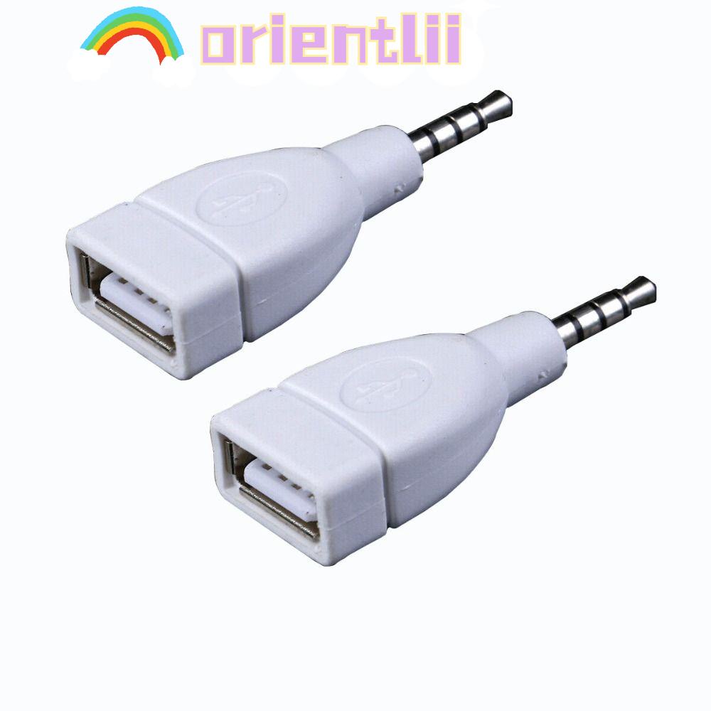 ORIENTLIIY Car Audio Adapter, MP3 Converter AUX Audio Plug Jack Audio