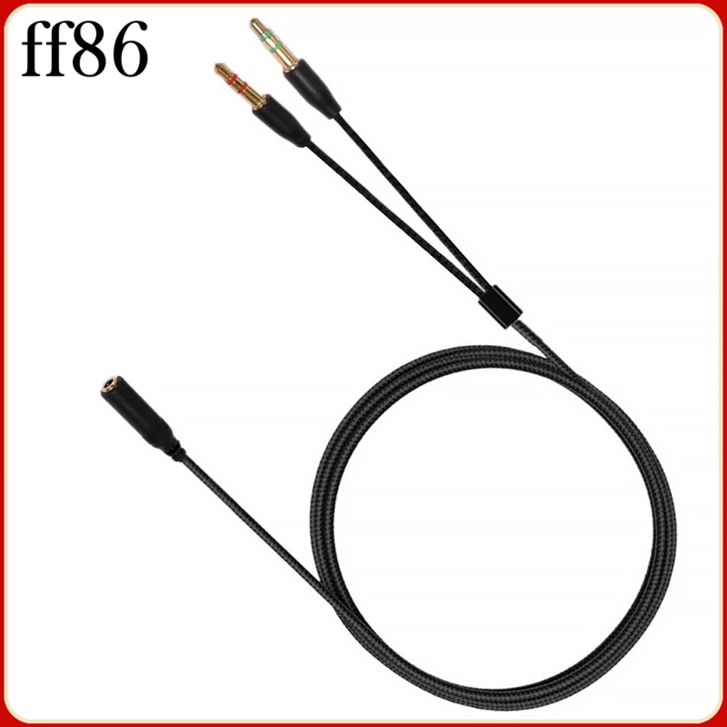 3 5mm Gaming Headphone Adapter Cable Nylon Braided Earphone Extension