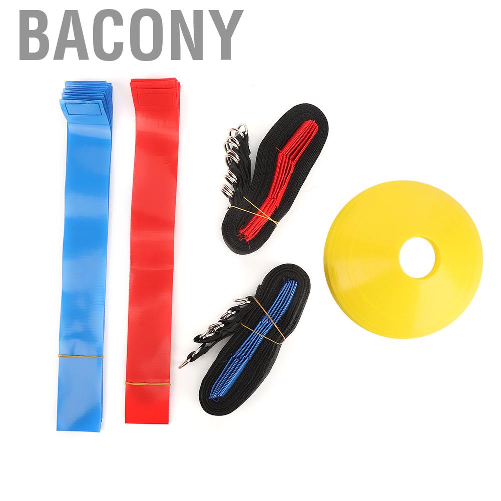 Aramox PVC Soft 10 Player Football Site Sign Plate Sandbag Soccer Belt