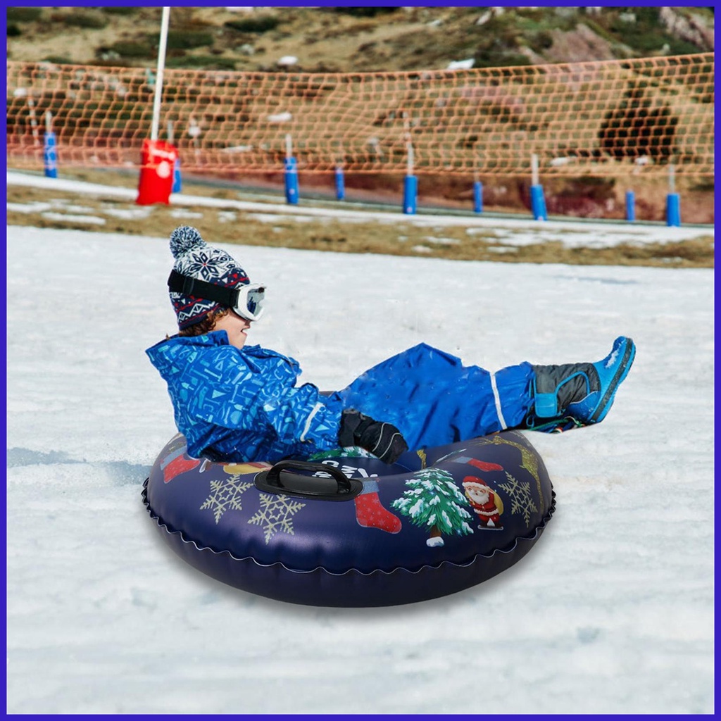 Snow Sled for Kids ColdProof Heavy Duty Inflatable Sled Thickening