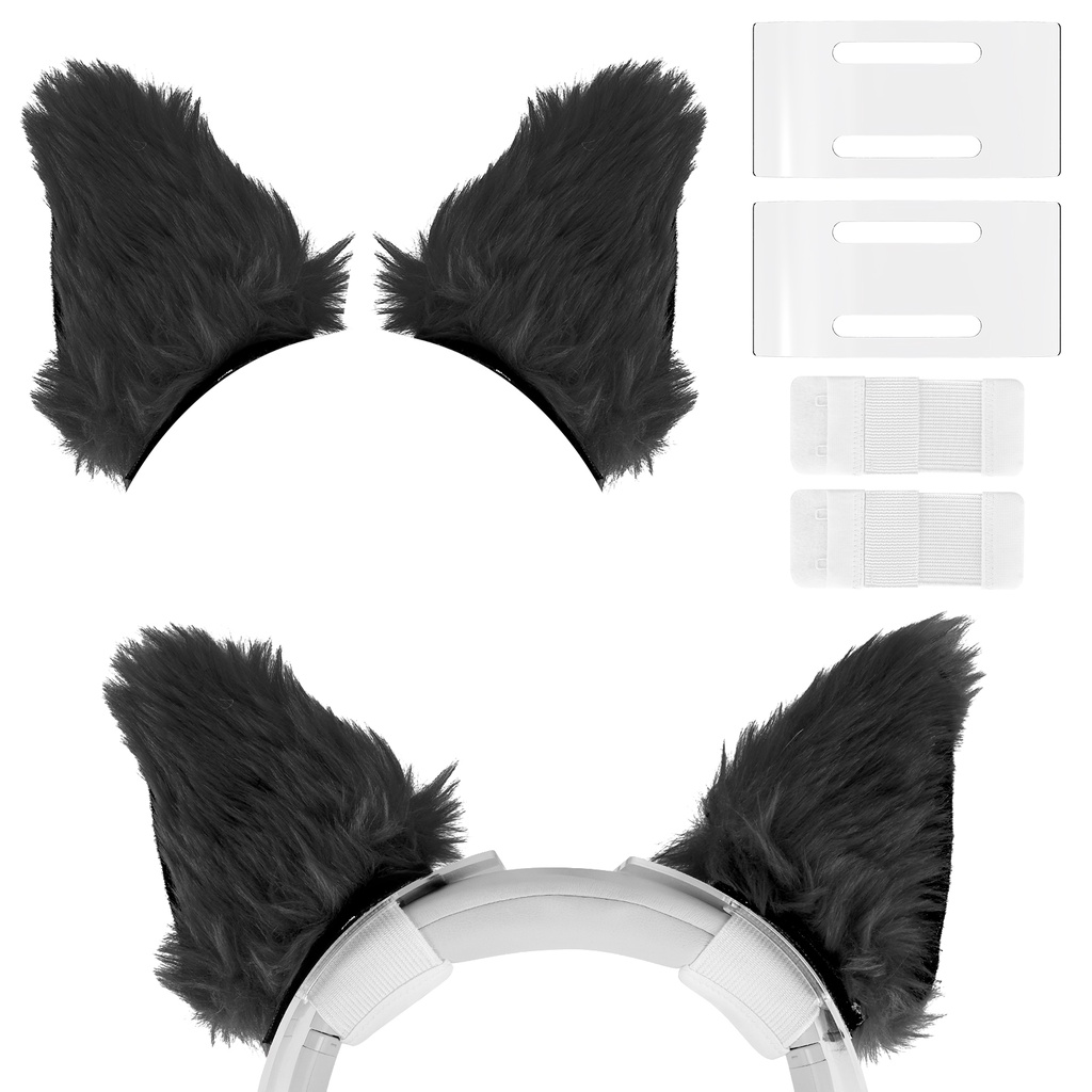 Geekria Headphone Headband Spacer+Cat Ears Attachment Compatible with