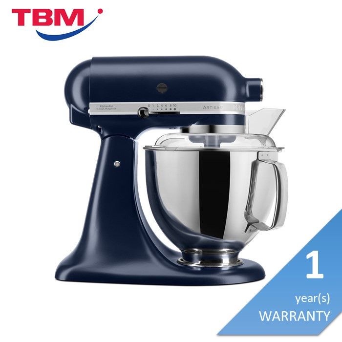 KitchenAid 5KSM175PSBIB Artisan 4.8L Tilt-Head Stand Mixer Matte Ink ...