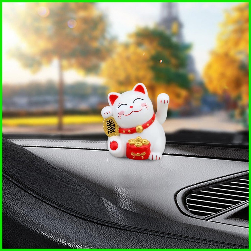 Maneki Neko Donkey Products 15cm – Chat Porte-bonheur Violet