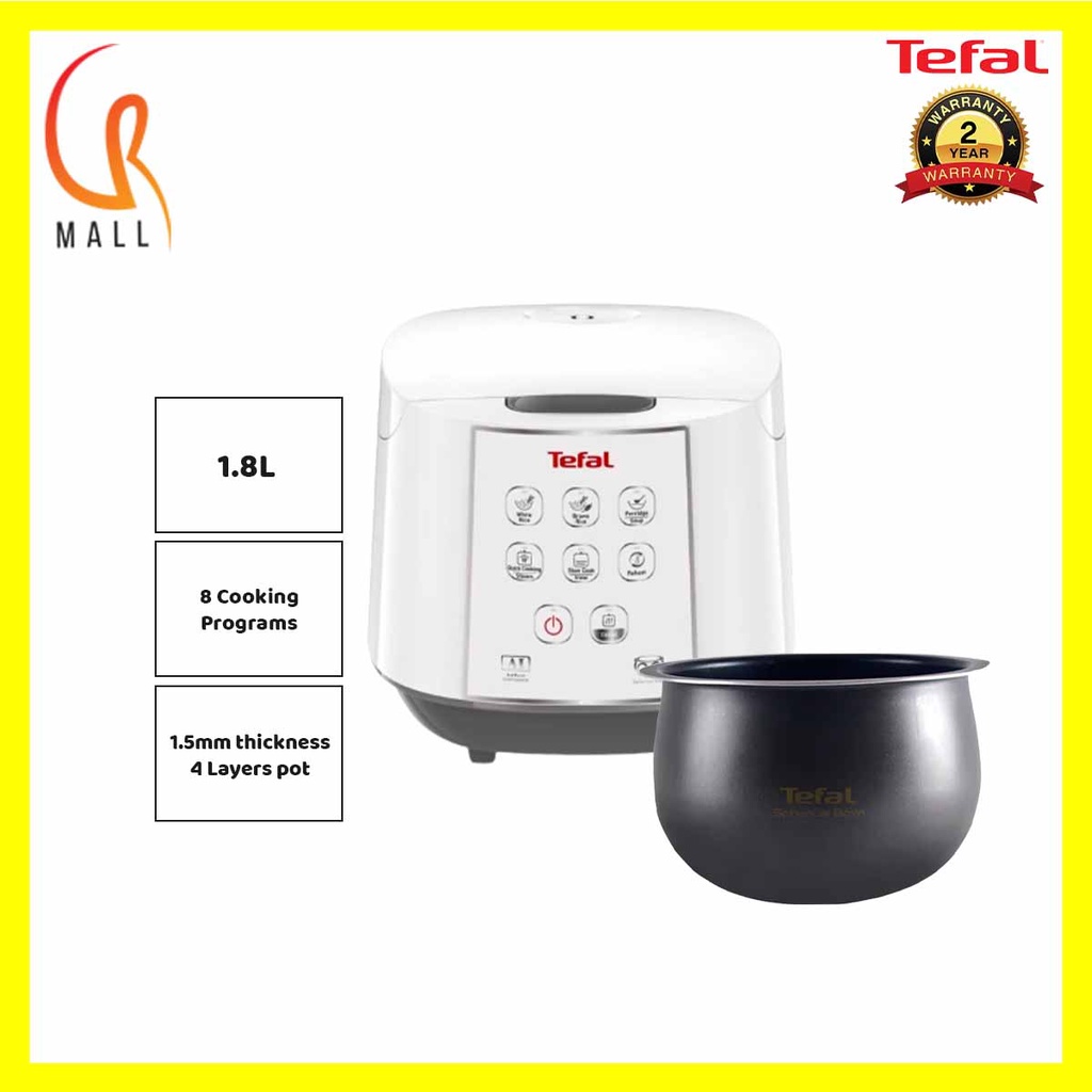 {HOT SALE } Tefal 1.8L RK7321 Fuzzy Logic 10 Cups Spherical Easy Rice