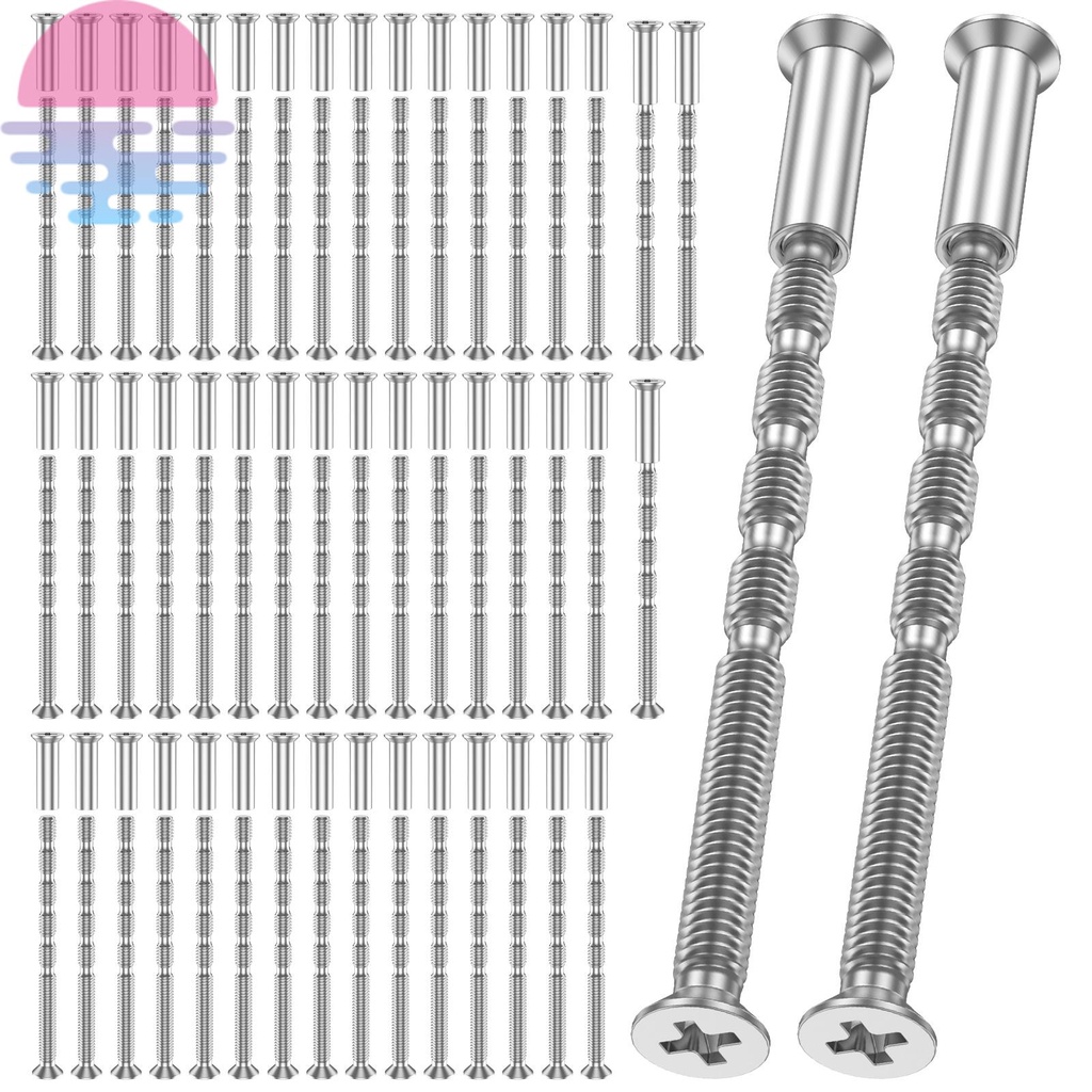 50Pcs Door Handle Screw Universal M4 Door Handle Bolt Carbon Steel