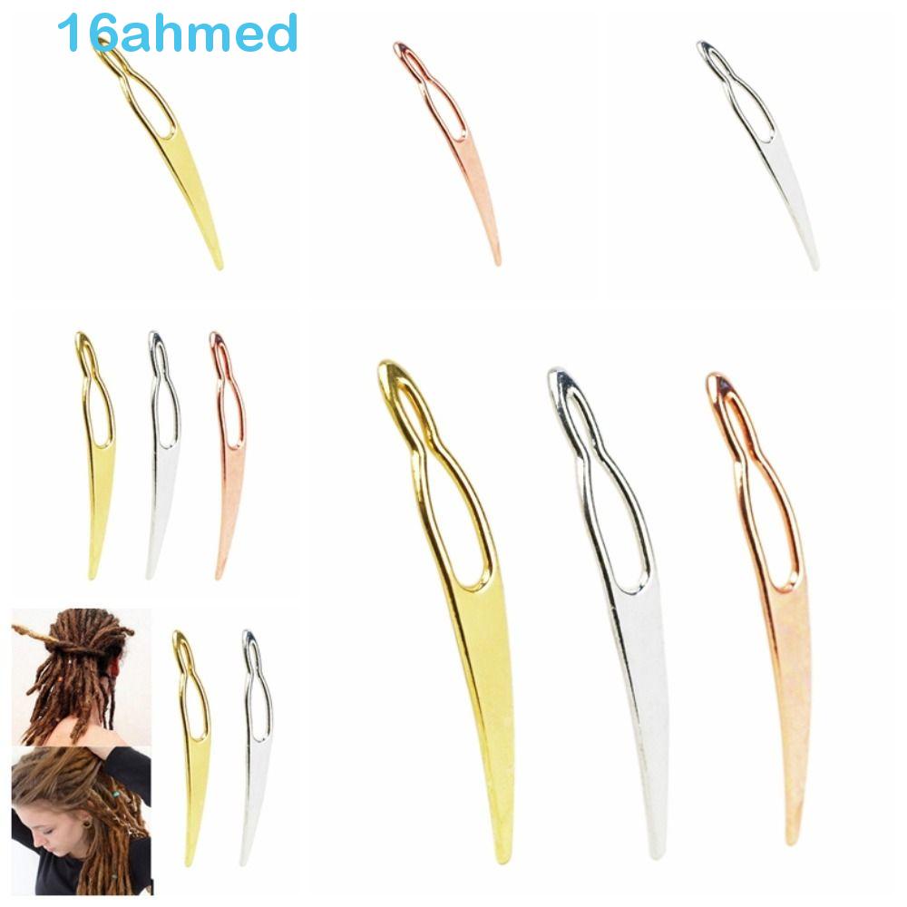 AHMED Interlocking Needles, Metal Locking Dreadlocks Interlock, Retighten Accessories Curved