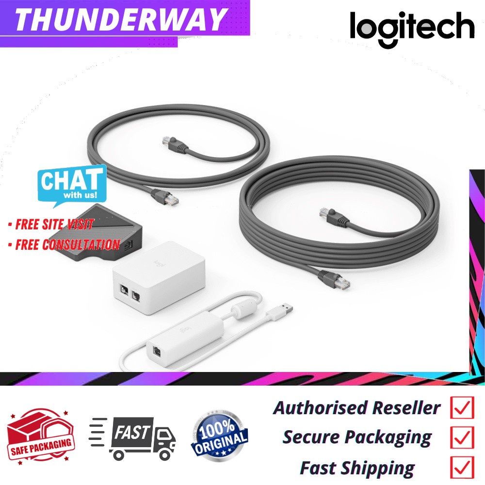 LOGITECH CAT5E Kit for Logitech Tap (952-000019) - 2 Years Warranty ...