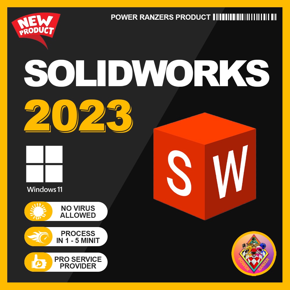 100% WORKSSolidworks 2023 SP3 💻 Premium Latest Version 💻LIFETIME