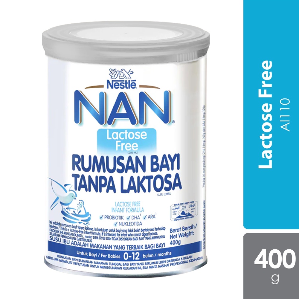 Nestle NAN Lactose Free Infant Formula 012 months 400g Shopee Malaysia