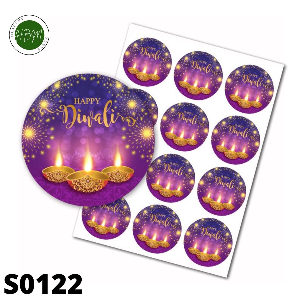 DEEPAVALI STICKER S0121-0125 | Shopee Malaysia